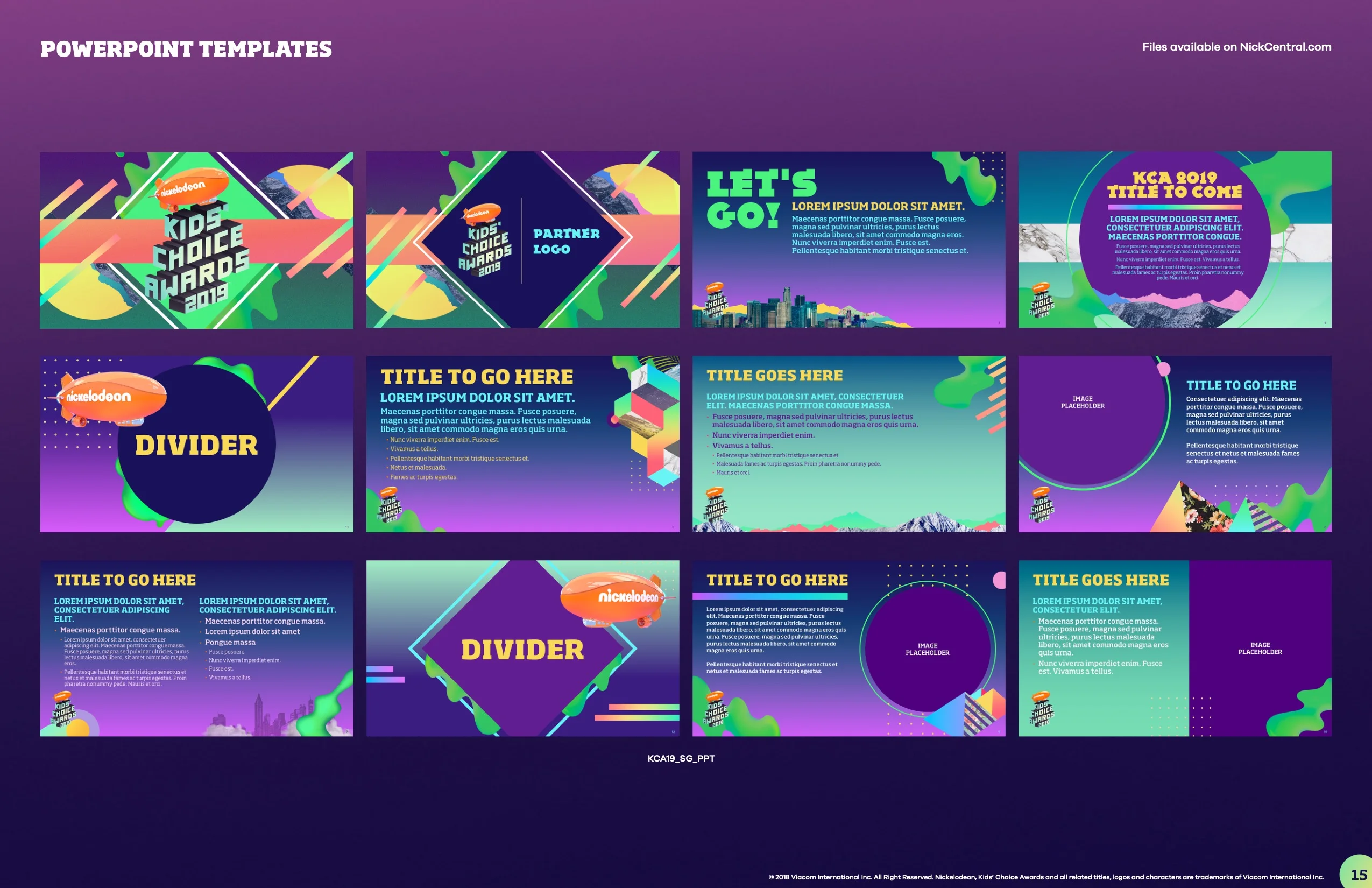 KCA 2019 Style Guide