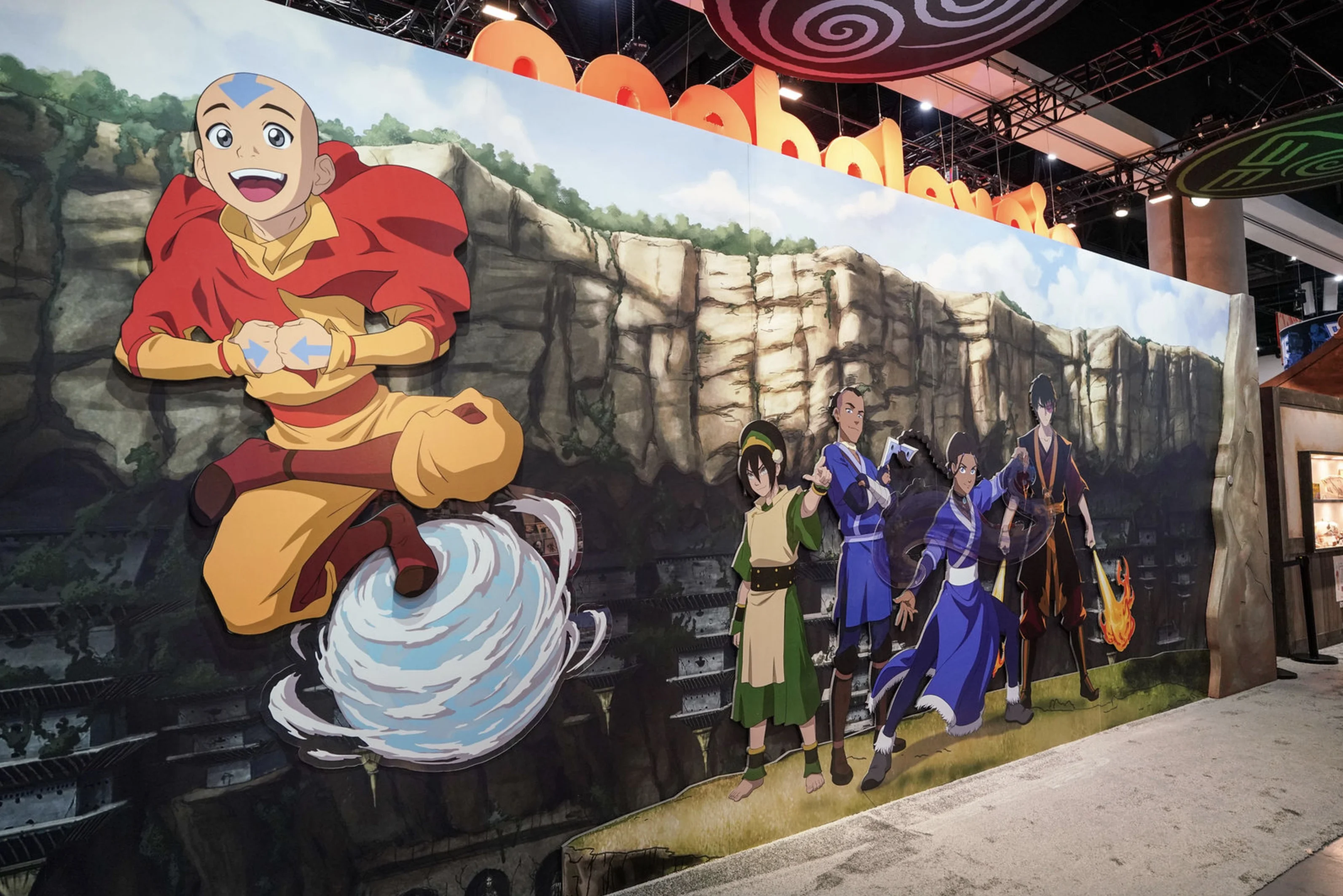 SDCC 2025 Avatar mural wall