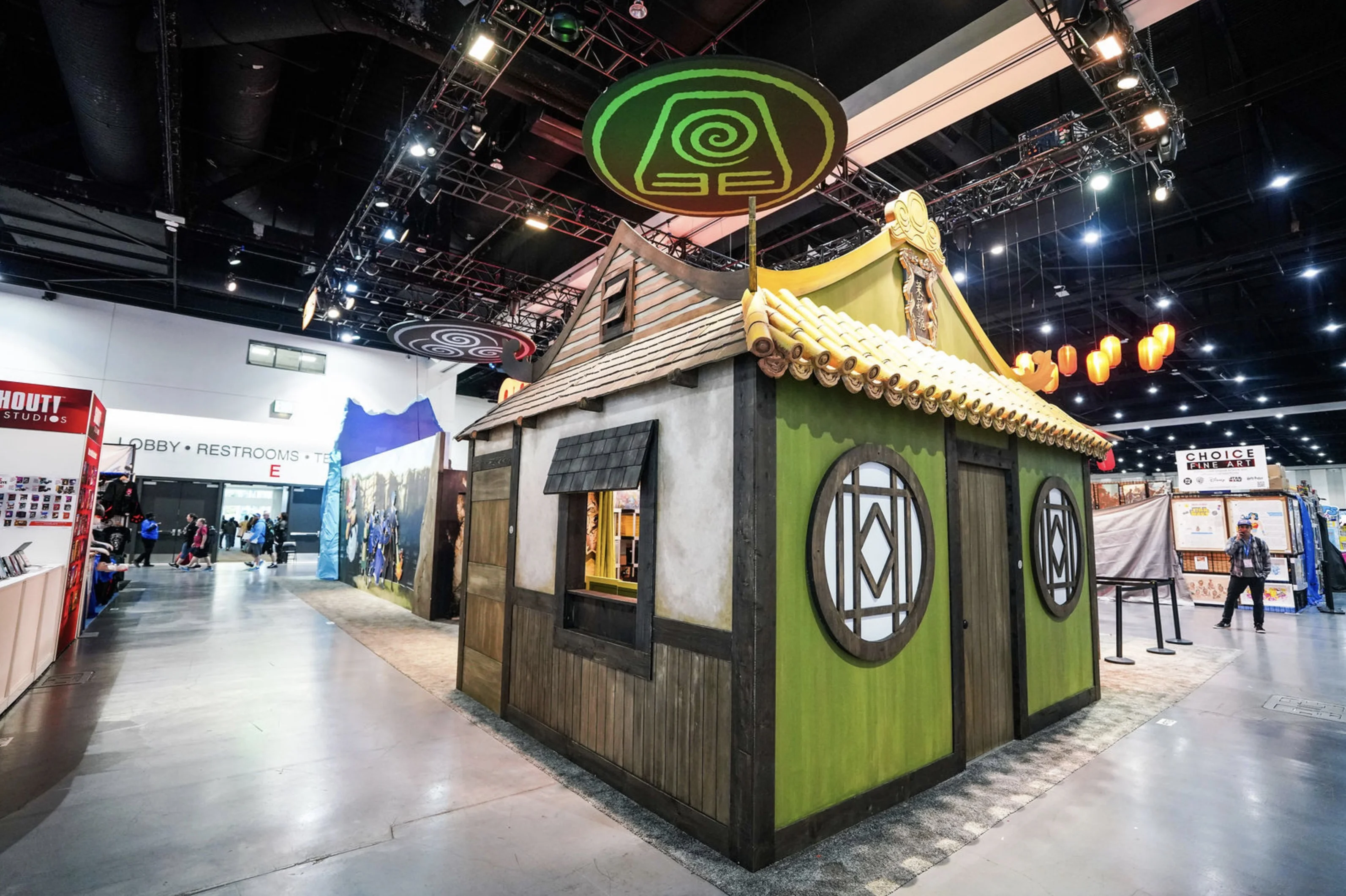 SDCC 2025 Earth Kingdom hut angle