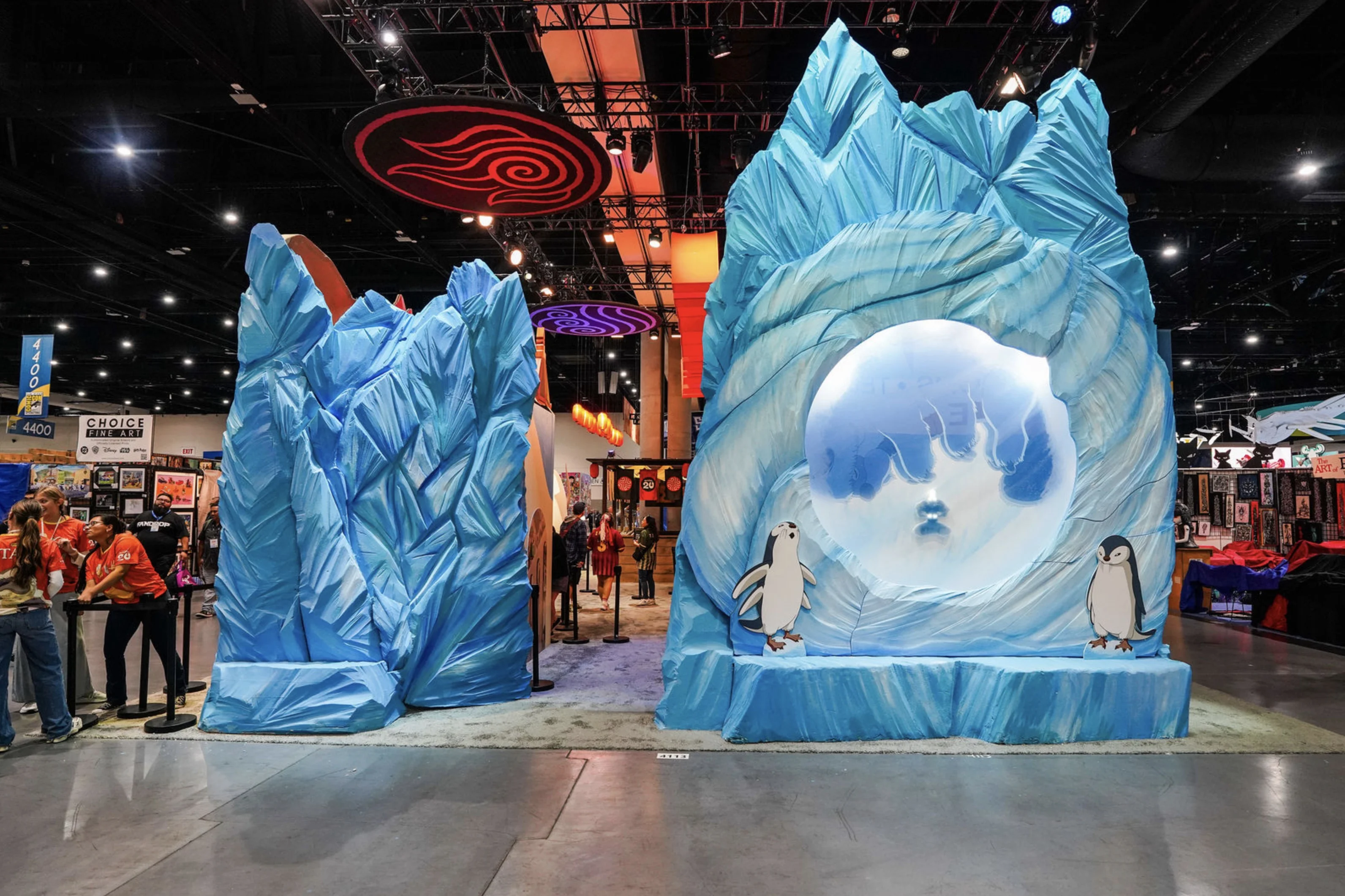 SDCC 2025 ice photo op