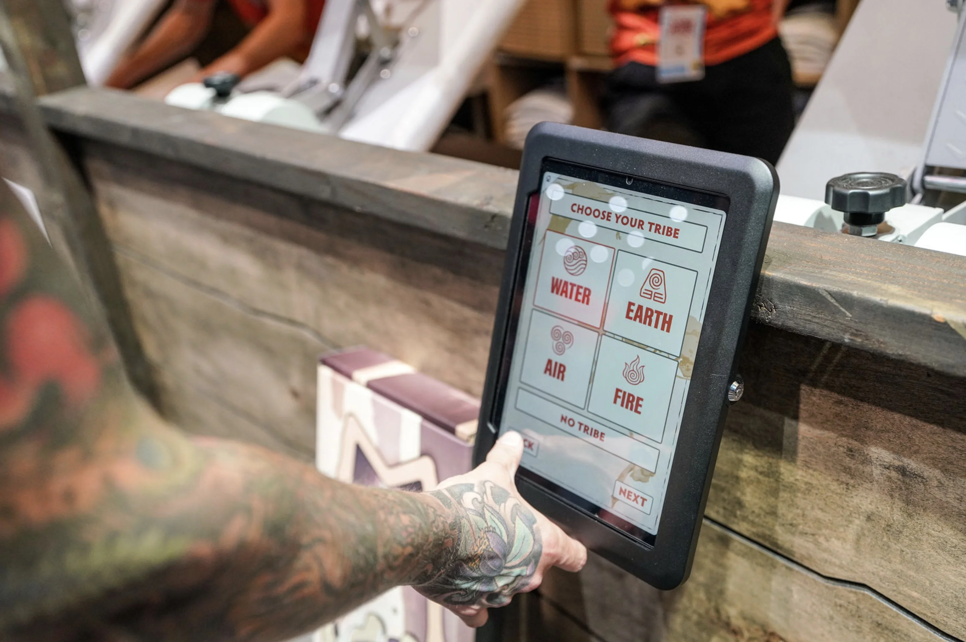 SDCC 2025 choose your tribe tablet